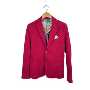 BOB Italy Red Jacquard Blazer